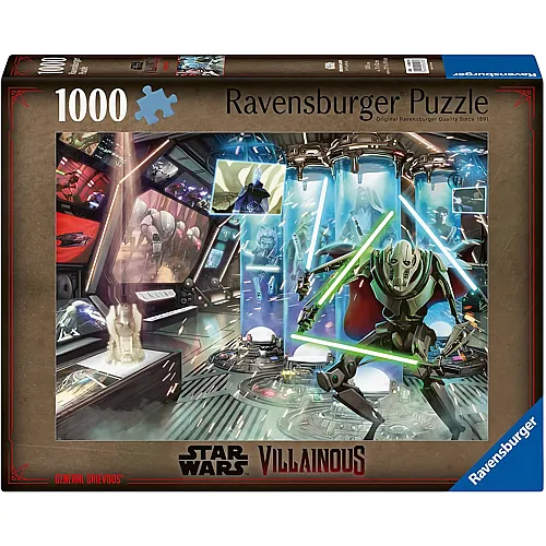Ravensburger Puzzle Star Wars Villainous: General Grievous - 1000 Teile