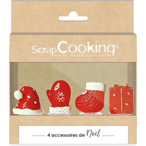 ScrapCooking Topper Weihnachten - 4 Teile
