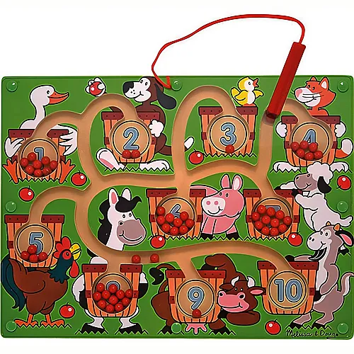 Melissa & Doug Magnetisches Spiel - Zahlenlabyrinth