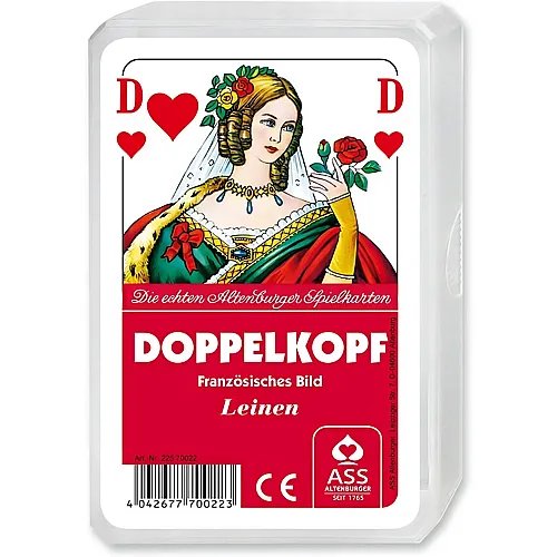 ASS Altenburger Kartenspiel Doppelkopf mit Leinenpr�gung