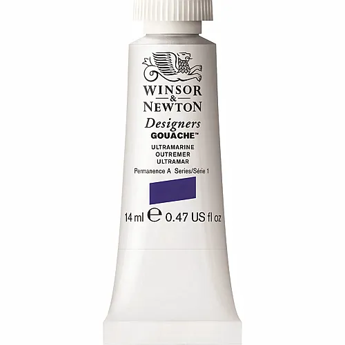 Winsor & Newton W&n Designers Gouache 14ml Tube Ultramarin