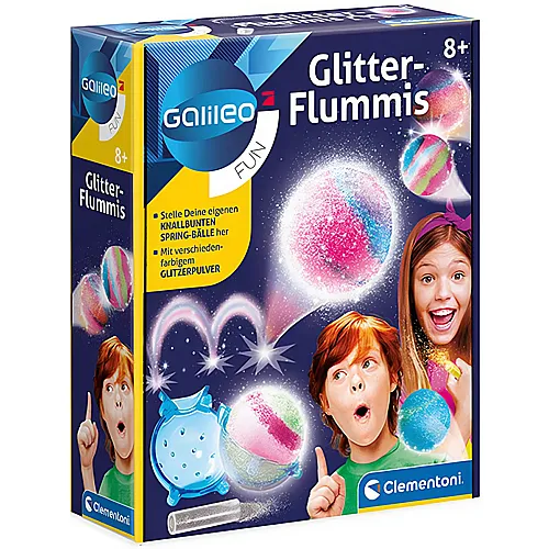 Clementoni Galileo Glitter-Flummis