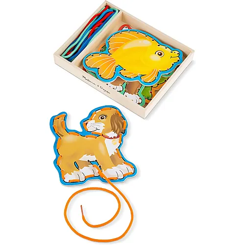 Melissa & Doug Holzschablonen und Schn�re � Haustiere
