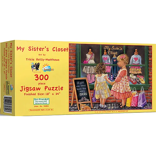 SunsOut Puzzle Tricia Reilly-Matthews My Sister's Closet - 300 Teile