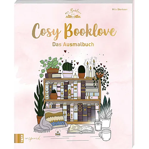 Frechverlag My Booklove: Cosy Booklove Ausmalbuch