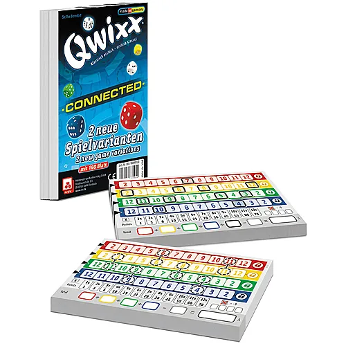 Qwixx Connected Blcke mit je 80 Blatt
