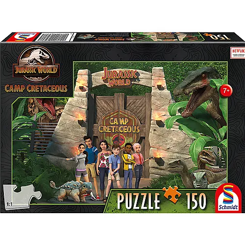 Schmidt Puzzle Jurassic World Camp Kreidezeit (150Teile)