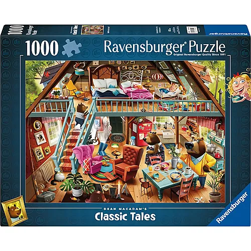 Ravensburger Puzzle Goldilocks Takes a Nap - 1000 Teile