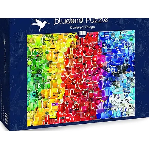 Bluebird Puzzle Coloured Things - 1000 Teile