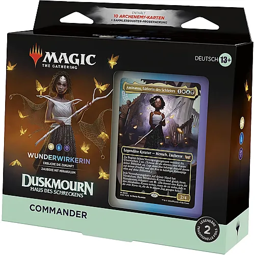 Magic The Gathering Duskmourn:Haus des Schreckens Commander-Deck - Wunderwirkerin - Deutsch