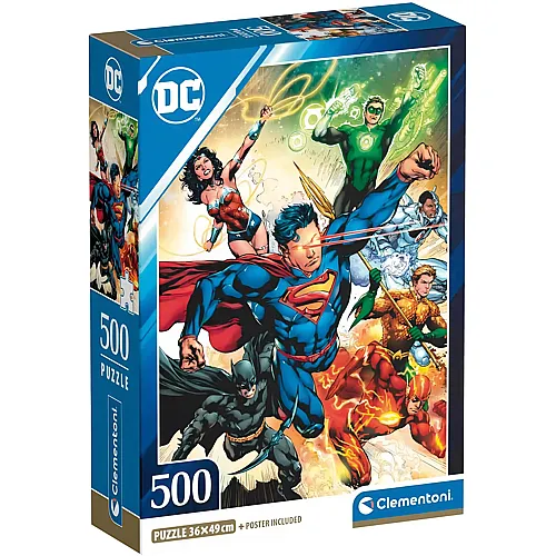 Clementoni Puzzle DC Comics Justice League (500Teile)