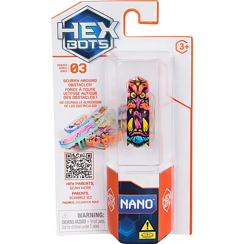 Spin Master Hex Bots Nano Single Pack ass. Blister im 12er Thekendisplay