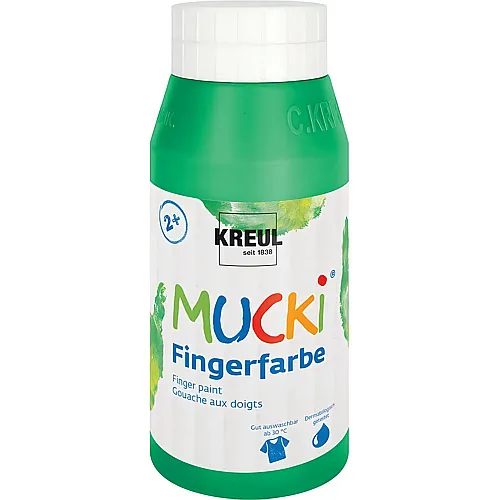 Kreul Mucki Fingerfarbe Gr�n - 750 ml