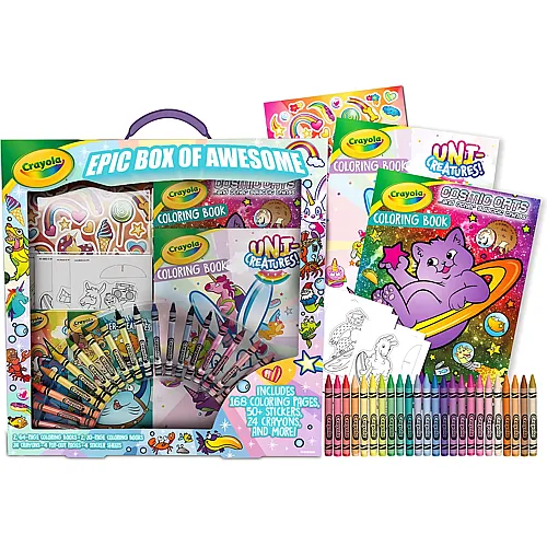 Crayola Tragbares Malset mit Griff