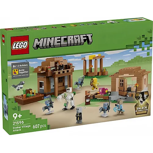 LEGO Minecraft Angriff des Magiers auf das Dorf (21596)