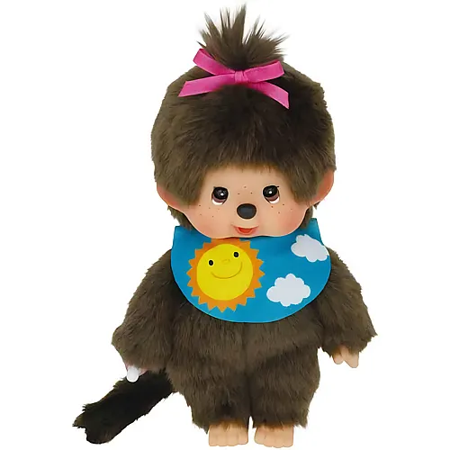 Monchhichi M�dchen mit farbigem Latz - 20 cm