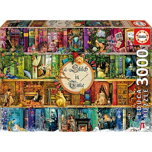 Educa Puzzle A Stitch In Time - 3000 Teile