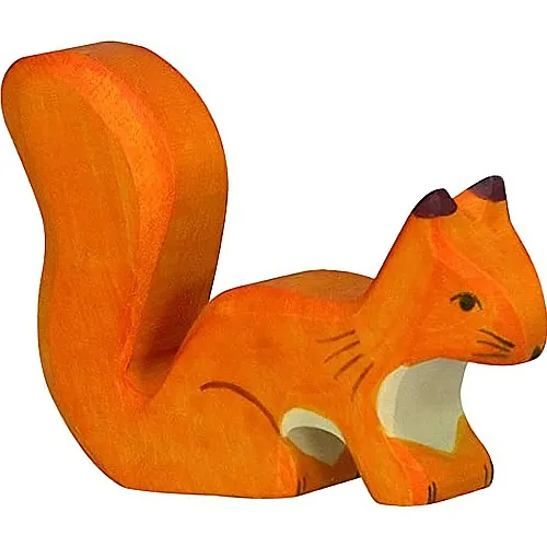 Holztiger Eichh�rnchen, stehend orange