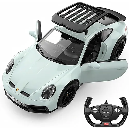 CMJ RC Porsche 911 Dakar Ferngesteuertes Auto im Ma�stab 1:14 - Standardversion in Shade Green, Offroad-RC-Modell, Offiziell Lizenziert