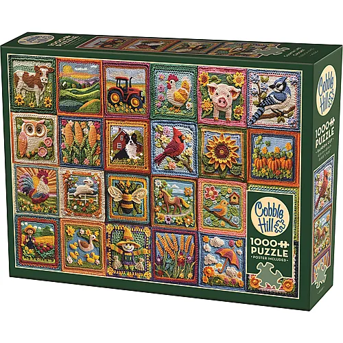 H�kel Patchwork  Bauernhof 1000Teile
