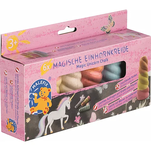 Pustefix Malefix Einhornkreide Strassenmalkreide