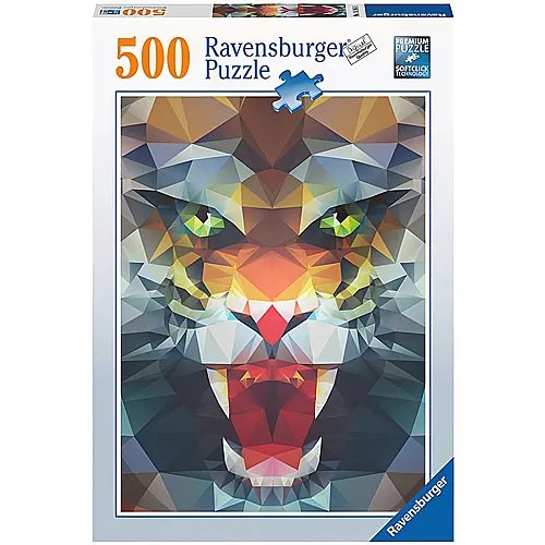 Ravensburger Puzzle L�we aus Polygonen (500Teile)