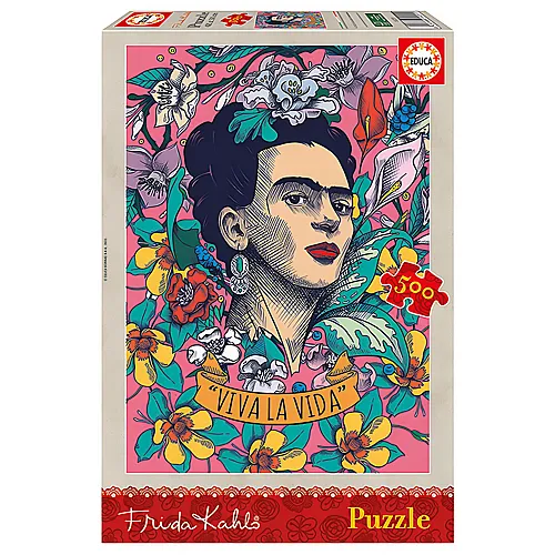 Educa Puzzle Frieda Kahlo Viva la Vida (500Teile)
