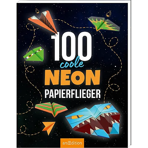 ars Edition 100 coole Neon-Papierflieger