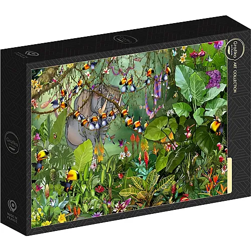 Grafika Puzzle Art Collection Fran�ois Ruyer - Jungle - 1000 Teile
