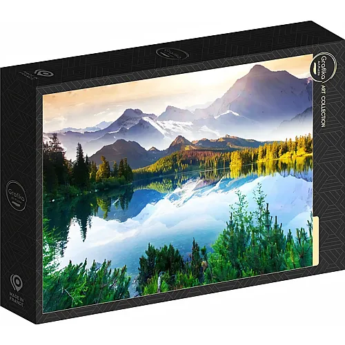 Grafika Puzzle Art Collection Fluss im Gebirge - 1000 Teile
