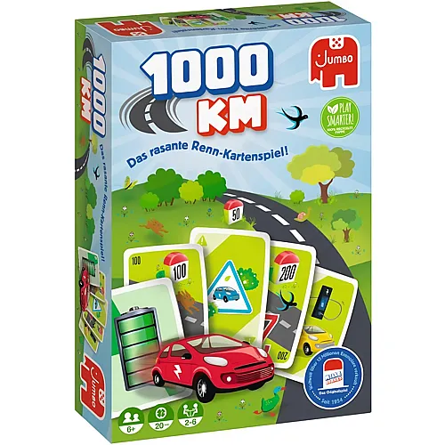 Jumbo Spiele 1000km Das rasante Renn-Kartenspiel (DE)