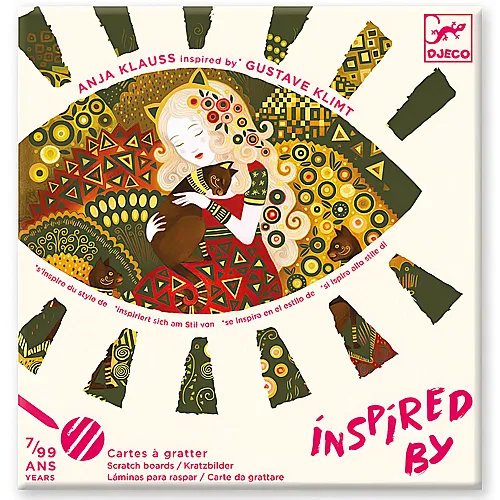 Djeco Kreativ Inspired by Gustave Klimt - Goldene Gttinen
