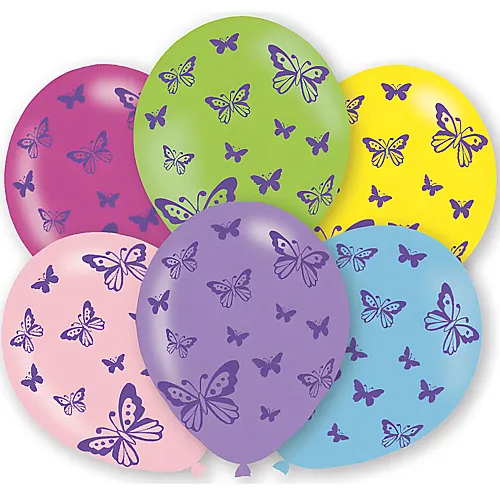 Amscan Ballone Schmetterlinge (6Teile)