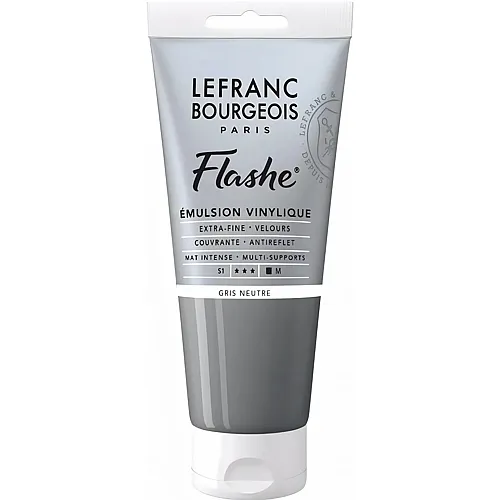 Lefranc Bourgeois Lfb Flashe Acryl 80ml Tube Neutralgrau