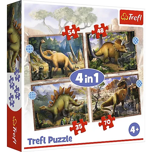 4in1Dinosaurier 35Teile
