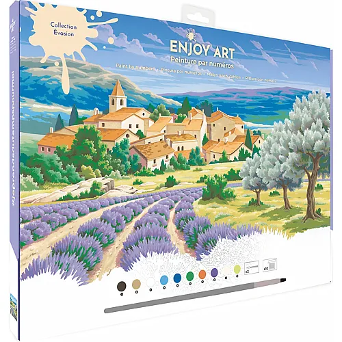 OZ International Enjoy Art Peinture N� 30x40cm- Lavande EN Provence