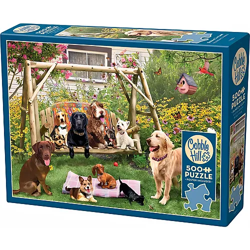 Cobble Hill Puzzle 500 Teile XXL Teile - Doggie Daycare