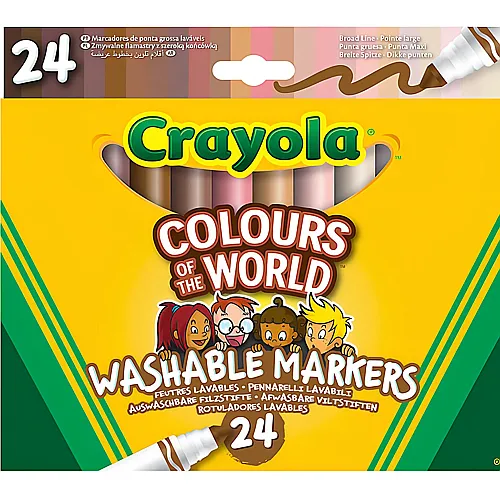 Crayola Filzstifte auswaschbar (24Teile)