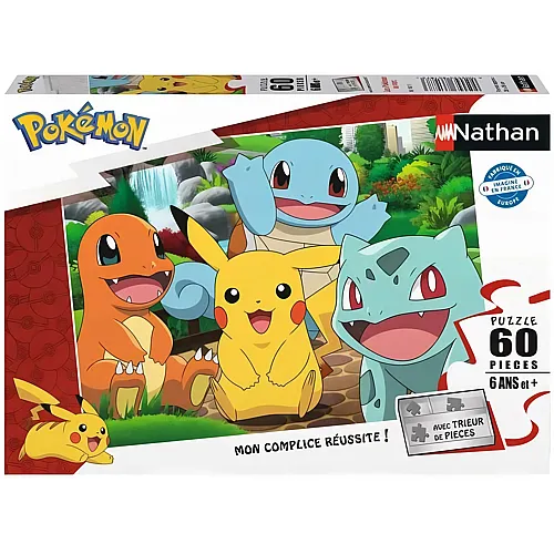 Nathan Puzzle Pok�mon im Park - 60 Teile