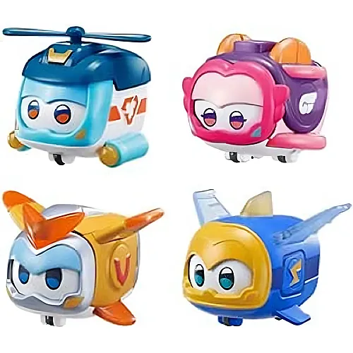 Alpha Toys Super Wings Super Pets im 4er Pack