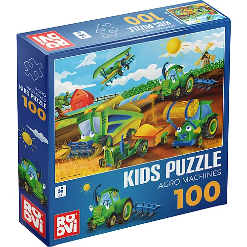 Roovi Puzzle Farming Machines - 100 Teile