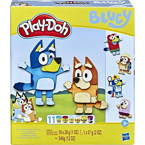 Play-Doh Kneten mit Bluey