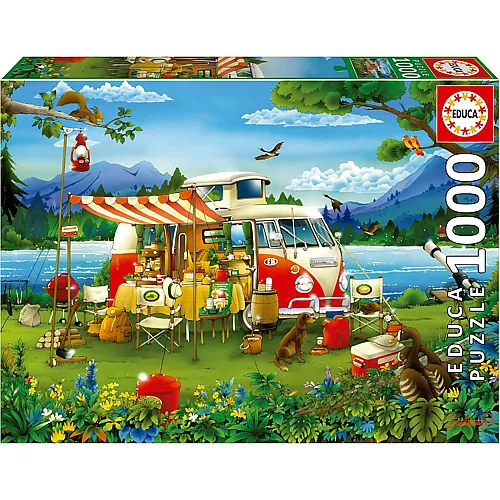 Educa Puzzle Ferien am der Land - 1000 Teile