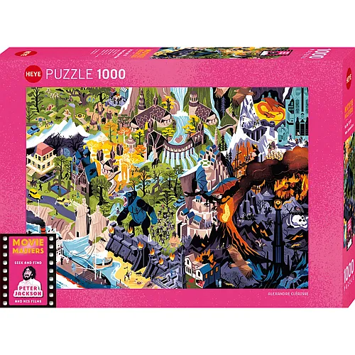 Heye Puzzle Peter Jackson Films - 1000 Teile