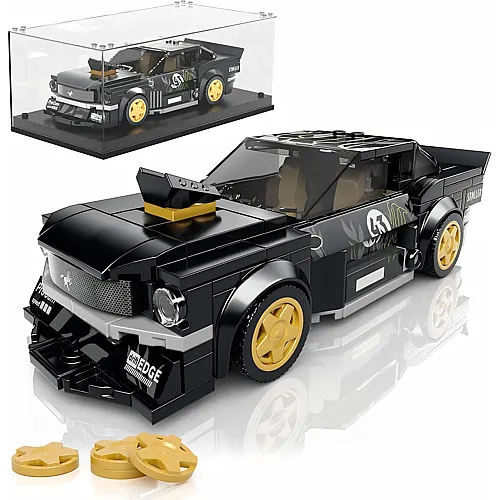 Mould King Speed Champion Rennwagen mit Acryl-Vitrine 27024