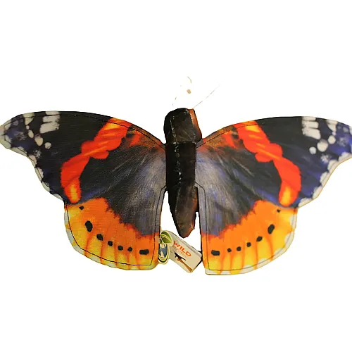 Wild Republic Schmetterling Admiralfalter mit Fingertasche - 38 cm