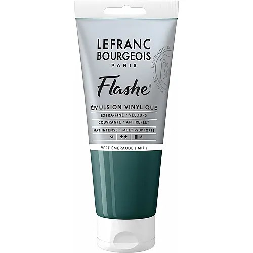 Lefranc Bourgeois Lfb Flashe Acryl 80ml Tube Smaragdgr�n Farbton
