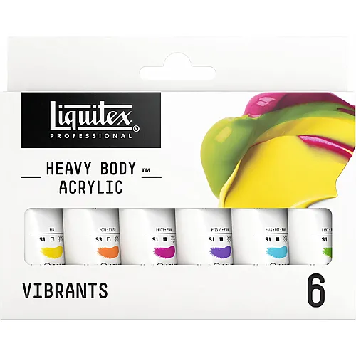 Liquitex Lqx Prof. Heavy Body Set 6 X 22ml Tuben Lebendig