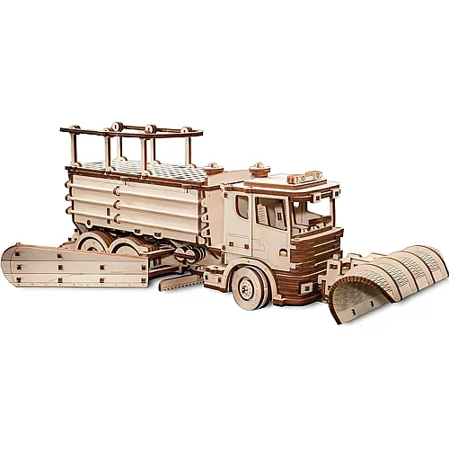 Eco Wood Art 3D Holz Modellbausatz -  Schneerumungs Lastwagen
