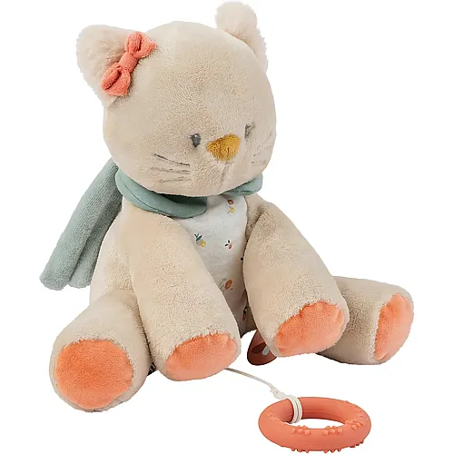 Nattou Aktiv-Kuscheltier Katze Lana mit Musik - 30 cm